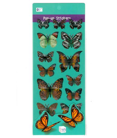 ASSORTED DESIGN BUTERFLY STICKERS \\\KD30481