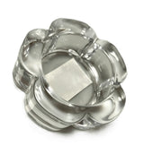 TEA LIGHT CRYSTAL CLEAR ROUND GLASS CANDLE HOLDER. JL9052 \\\KD30495