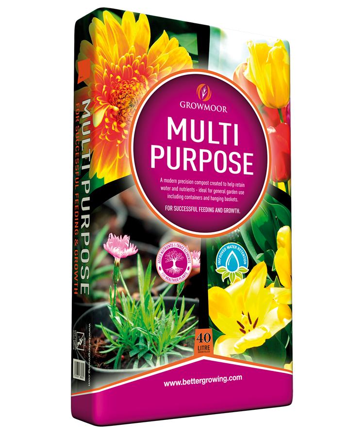 GROWMOOR MULTI PURPOSE COMPOST 40 LITRE \\\KD30500