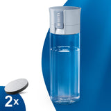 BRITA FILL & GO VITAL WATER FILTER BOTTLE WITH MICRODISC 600ML - LIGHT BLUE. 1052262 \\\KD30506