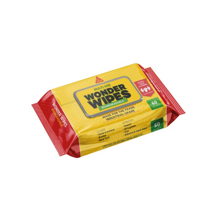 EVERBUILD MULTIPURPOSE BIODEGRADABLE WONDER WIPES 60/PK. 780111 \\\KD30581