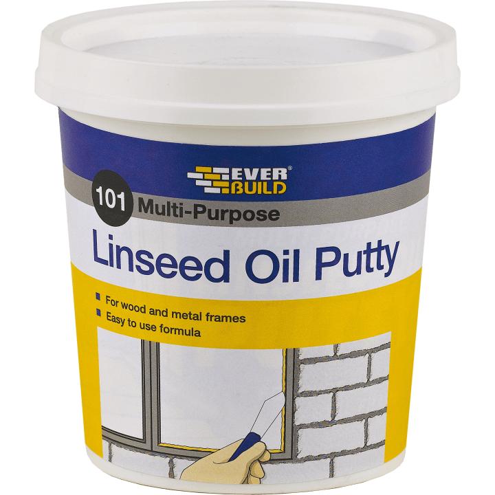 EVERBUILD MULTIPURPOSE LINSEED OIL NATURAL PUTTY 1KG. 480210 \\\KD30587