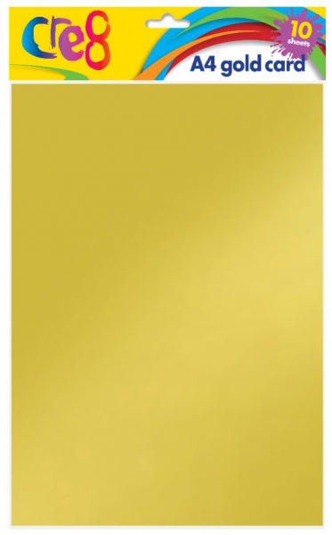 CRE8 A4 GOLD CARD 10 SHEETS. P2007 \\\KD30603