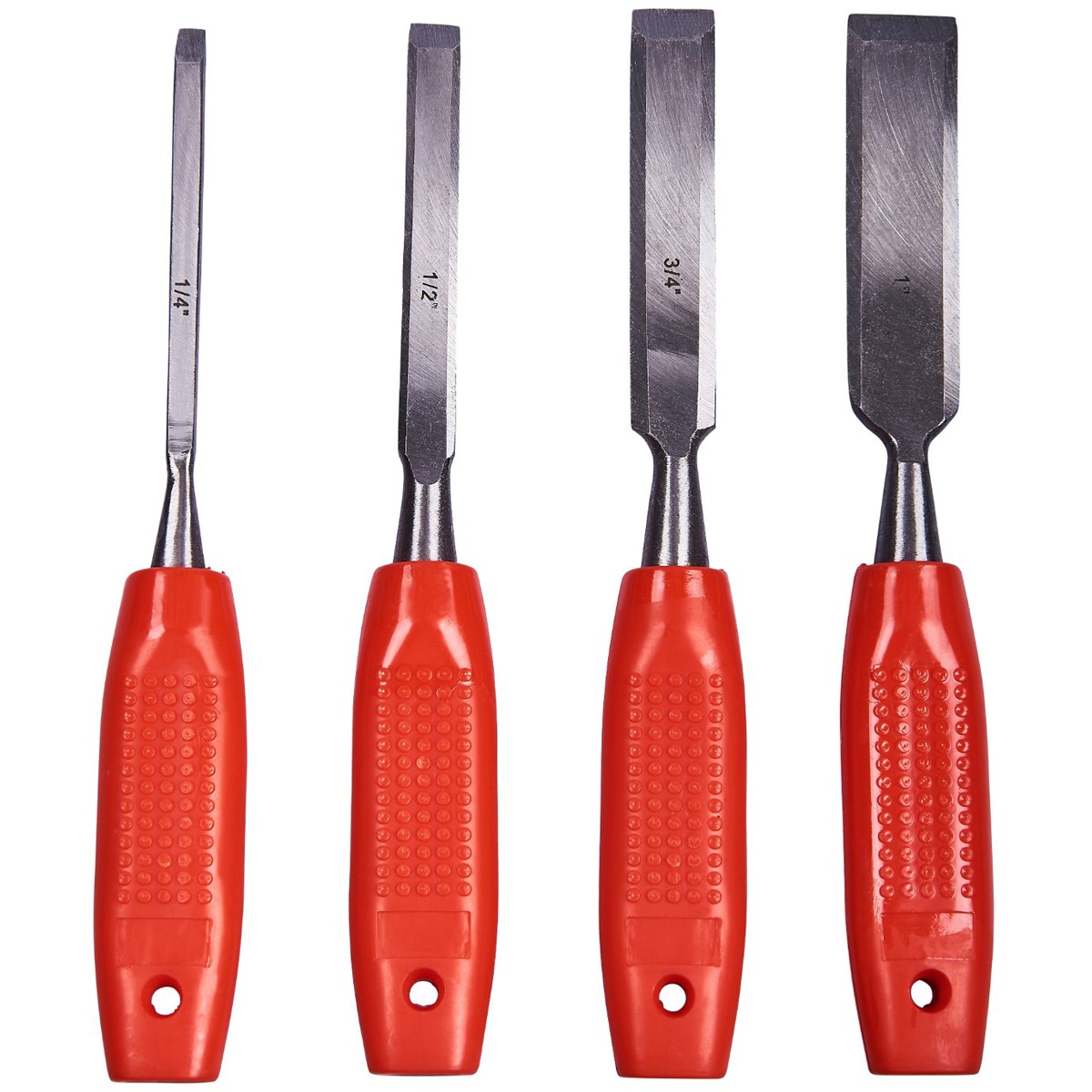 AMTECH 4PC WOOD CHISEL SET PLASTIC HANDLE. AME0750 \\\KD30635