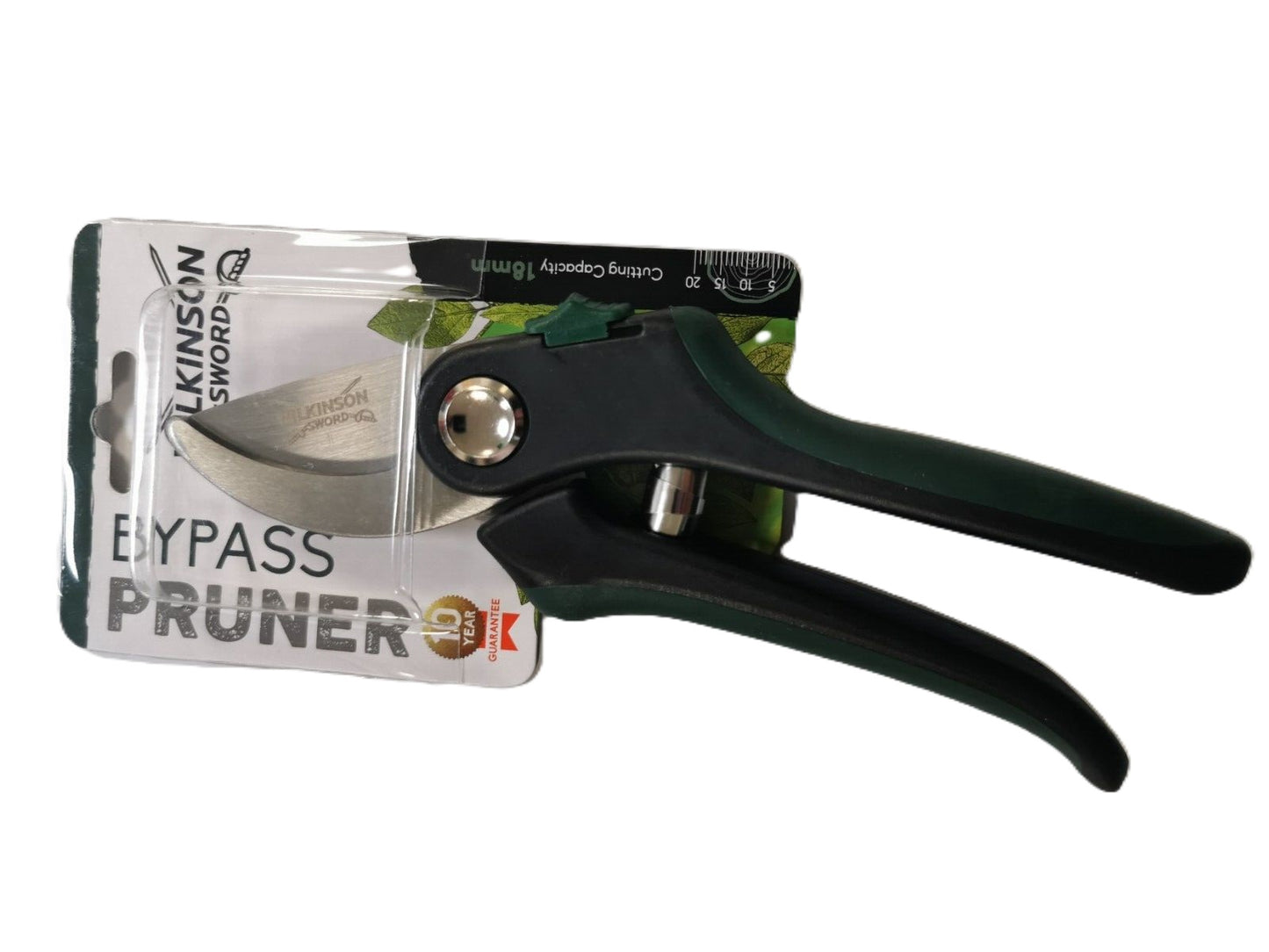 WILKINSON SWORD BYPASS PRUNER/ SECATEURS 18MM WITH SOFT GRIP HANDLE. 1111363WA \\\KD30648