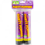 PPS COLOUR CONFETTI CANNON PARTY POPPERS 21 CM 2/PK. PPS80023 \\\KD30692