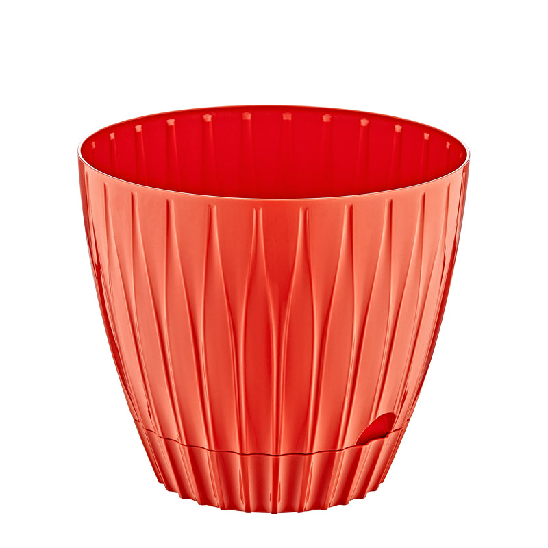 HOBBY LIFE SAKURA ASSORTED COLOUR PLASTIC PLANT POT 4.8 LTR. 071004 \\\KD30763