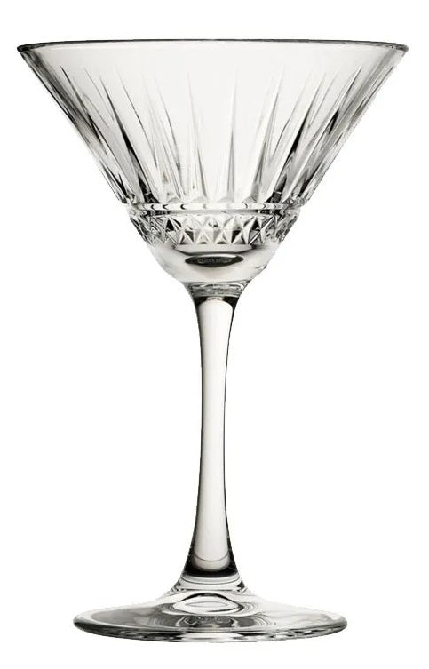 PASABAHCE ELYSIA MARTINI COCKTAIL DRINKING GLASS SET 220 ML 4/PK. 440328 \\\KD30764