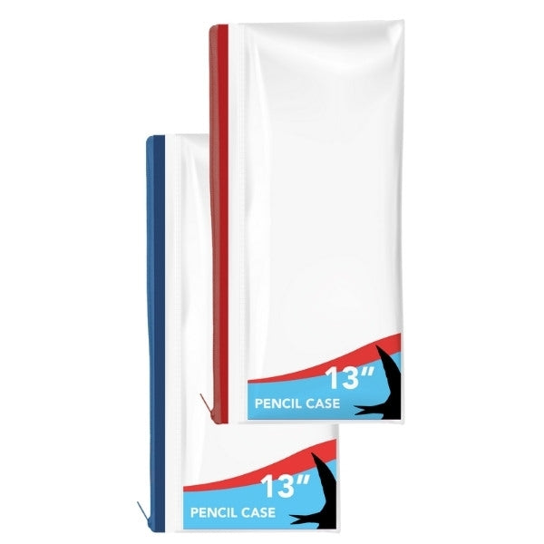 SWIFT CLEAR FLAT EXAM PENCIL CASE 33 CM(13"). P3083 \\\KD30839