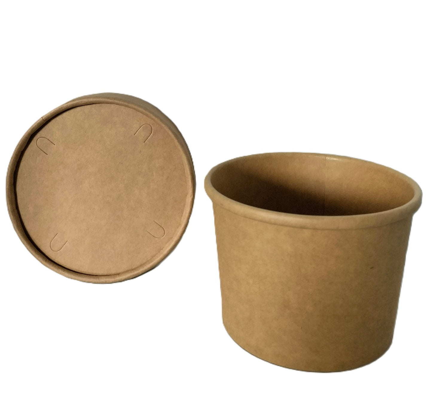 GRAB & GO KRAFT SOUP TAKEAWAY CONTAINERS & LIDS 227ML / 8OZ 25/PK. 10471.08 \\\KD30851