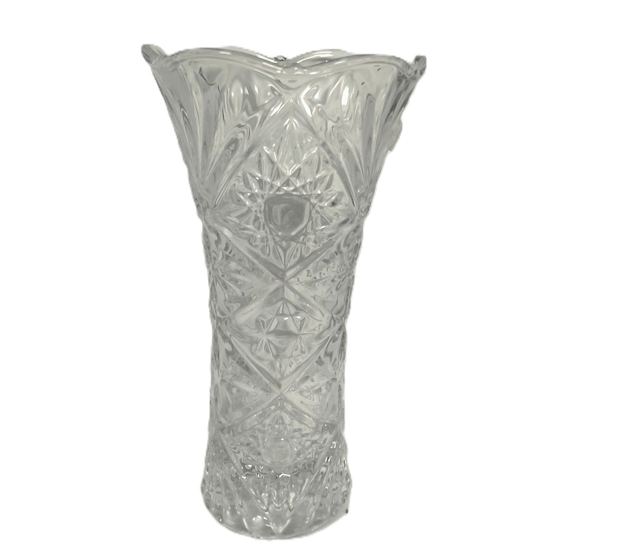 RED CHERRY BLANCA GLASS VASE. HP13 \\\KD30874