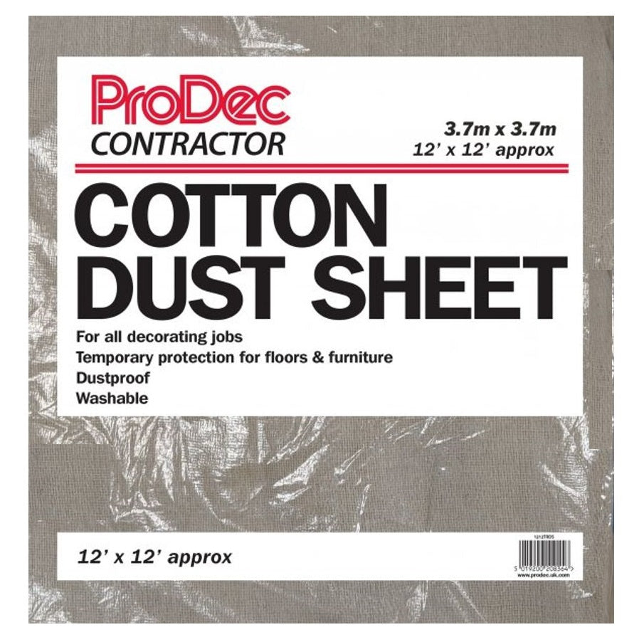 'PRODEC CONTRACTOR COTTON TWILL DUST SHEET 12' X 12''||'. '||'1212TRDS' \\\KD30875