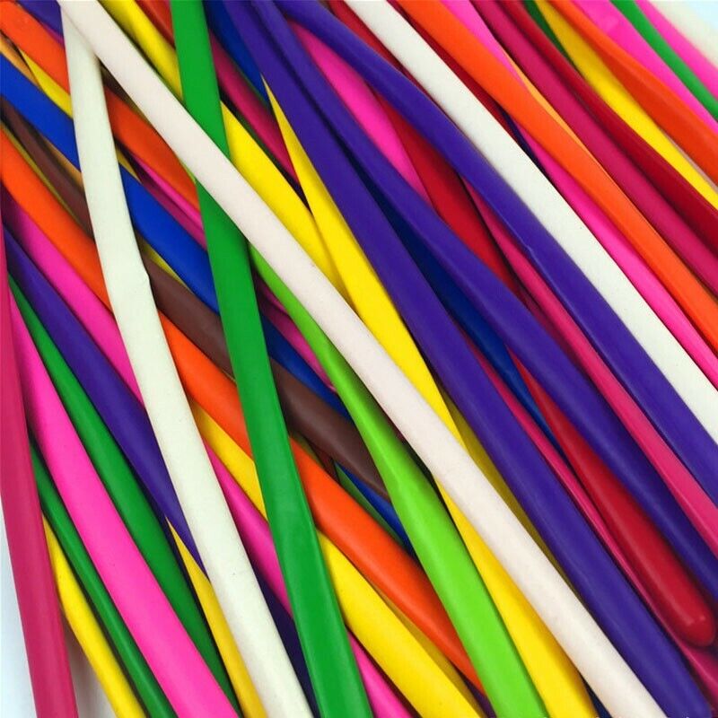 ASSORTED COLOUR MODELLING BALLOONS 100/PK. 100730-CO \\\KD30901