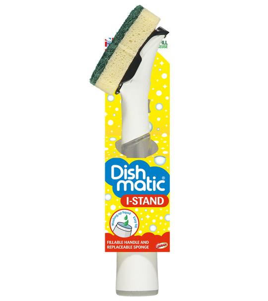 DISHMATIC I-STAND FILLABLE WASHING UP HANDLE WITH SPONGE. PTHODIS021 \\\KD30922