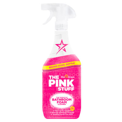 STARDROPS THE PINK STUFF MIRACLE BATHROOM FOAM CLEANER 850ML. PTHOSTA031A \\\KD30927