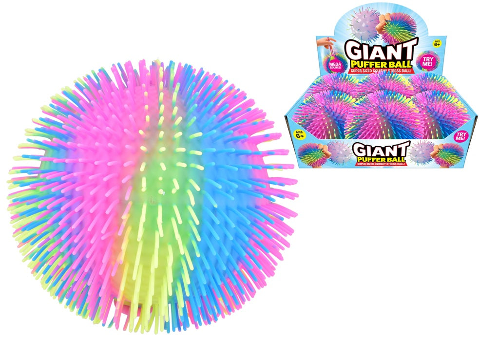 GIANT SQUISHY PUFFER BALL 22CM. TY1226 \\\KD30955