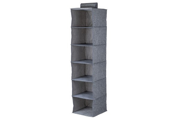 APOLLO 6-SHELF WARDROBE ORGANISER 30CM X 120CM X 30CM. AP3741 \\\KD30992