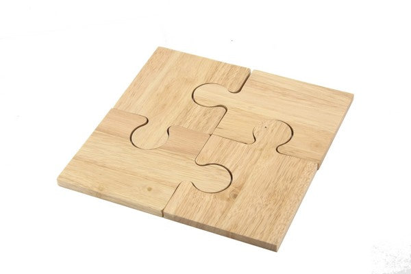 APOLLO WOODEN JIGSAW PUZZLE 4 PIECE COASTERS. AP8545 \\\KD31017