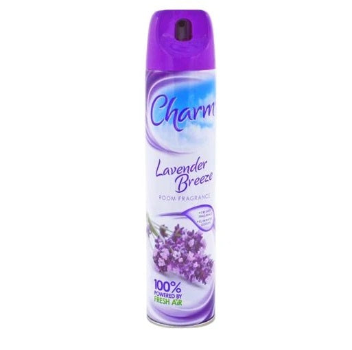 CHARM AIR FRESHENER SPRAY LAVENDER BREEZE 240ML 12/PK. AFR-70834B \\\KD31097
