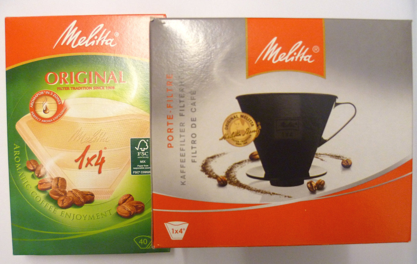 MELITTA ORIGINAL FOUR CUP FILTER PAPERS SB1/E 1X4(40). 80086 \\\KD31104