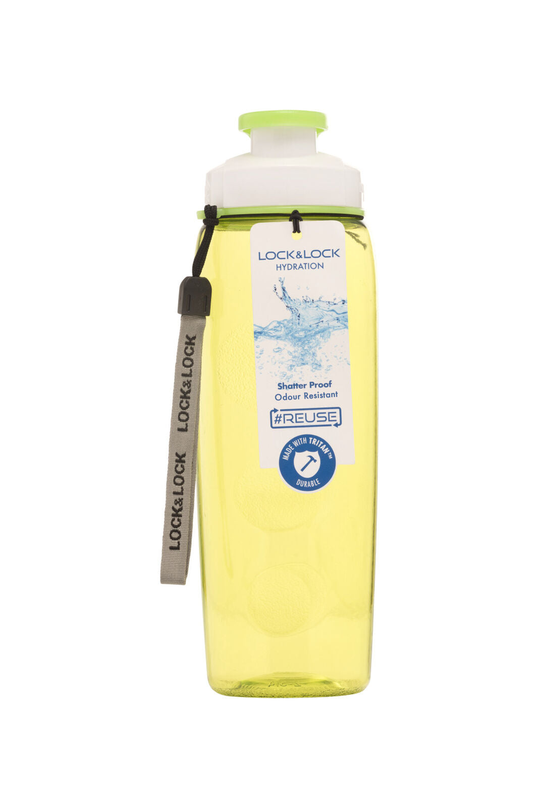 LOCK & LOCK HYDRATION TRITAN HANDY WATER BOTTLE 700ML - GREEN. MABF722G \\\KD31131