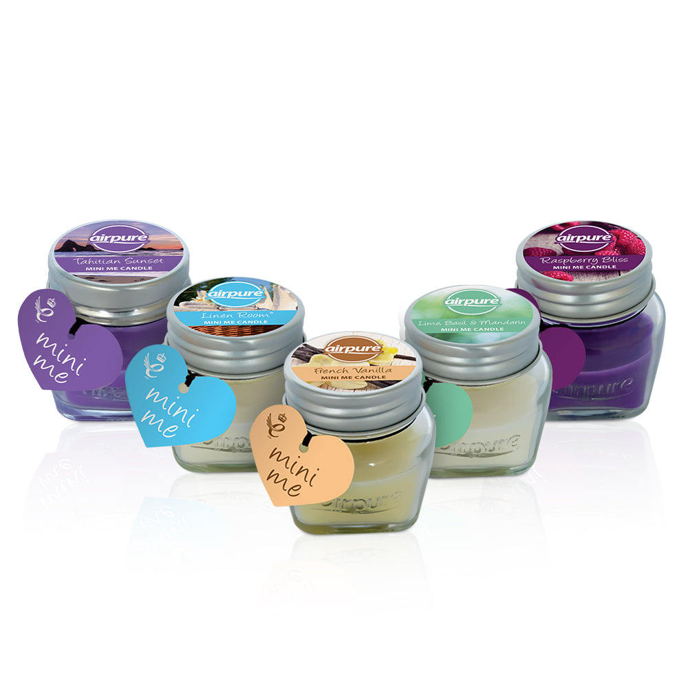 AIRPURE ASSORTED SCENTED MINI ME CANDLE \\\KD31152