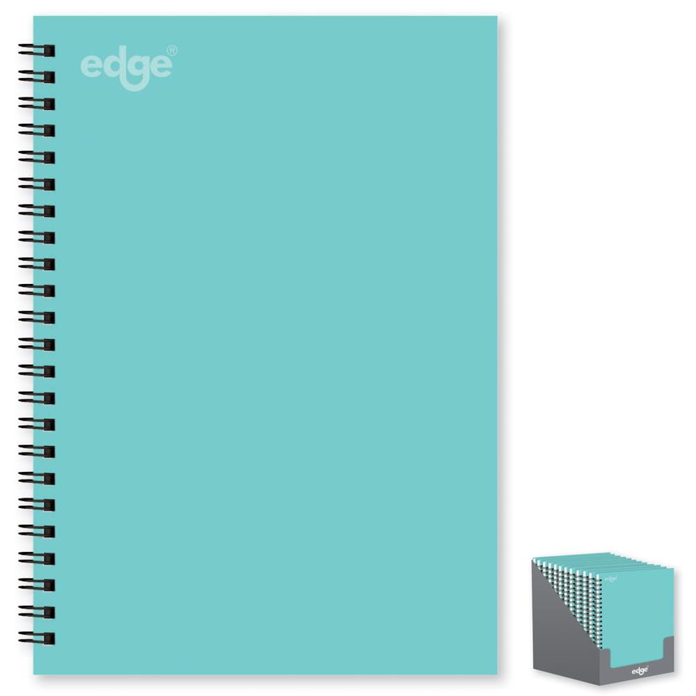 EDGE A5 TWIN WIRE BLUE NOTEBOOK 80 GSM 120 PAGES. FSC3-ETGF \\\KD31182