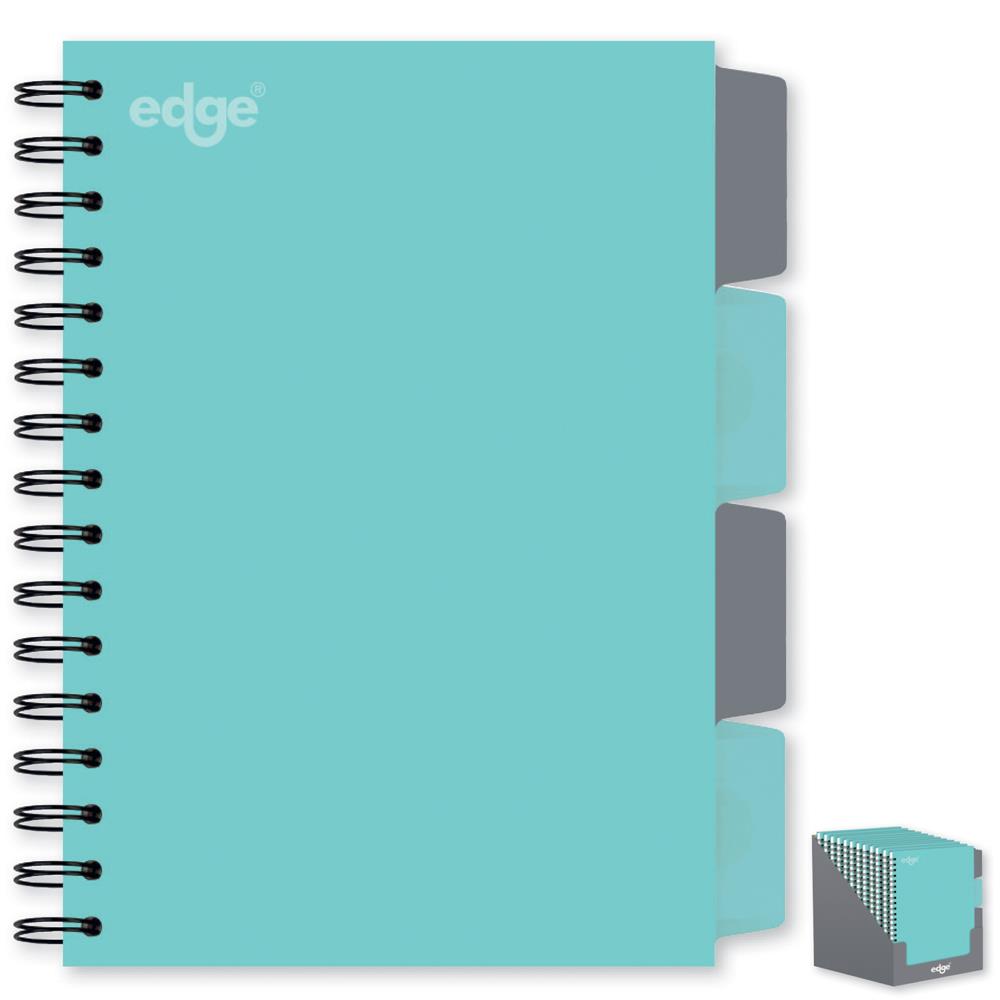 EDGE A5 TWIN WIRE BLUE PROJECT NOTEBOOK 80 GSM 200 PAGES \\\KD31194