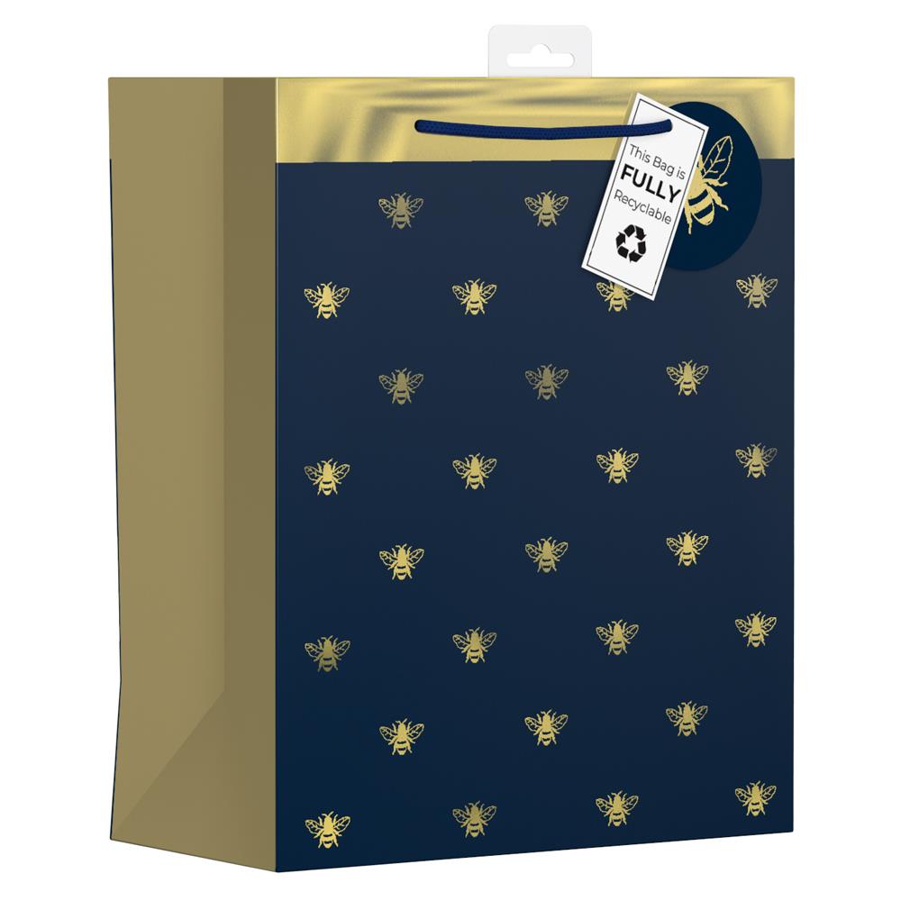 GIFTMAKER BUSY BEES DESIGN LARGE GIFT BAG 36X28CM. YANGB24L \\\KD31201