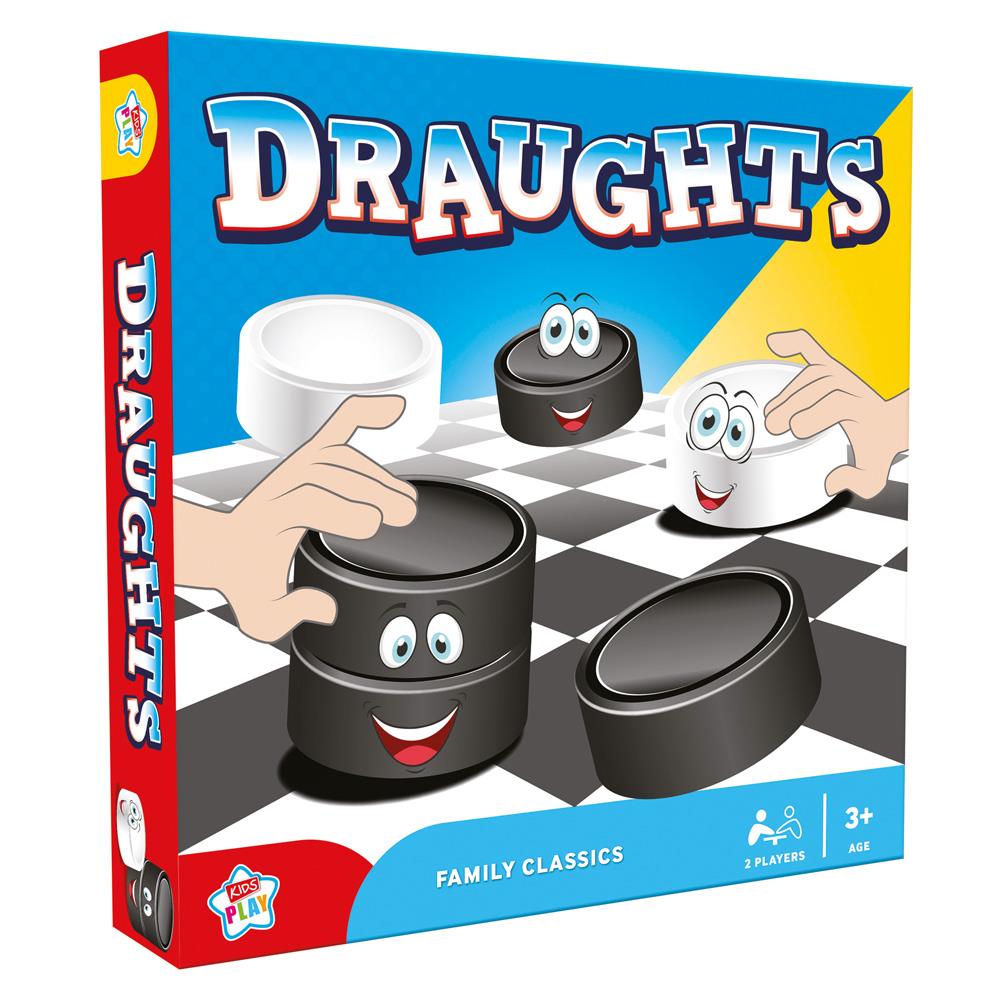 KIDS PLAY DRAUGHTS FAMILY CLASSICS GAME. DRFT \\\KD31215