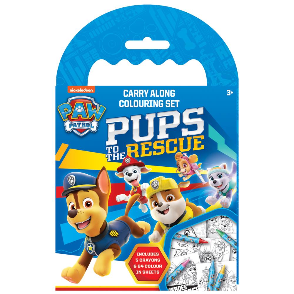 PAW PATROL CARRY ALONG COLOURING SET. PPCAR2 \\\KD31223
