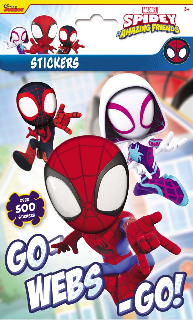 MARVEL SPIDEY AND AMAZING FRIENDS 500 STICKERS. SPFSTR \\\KD31227