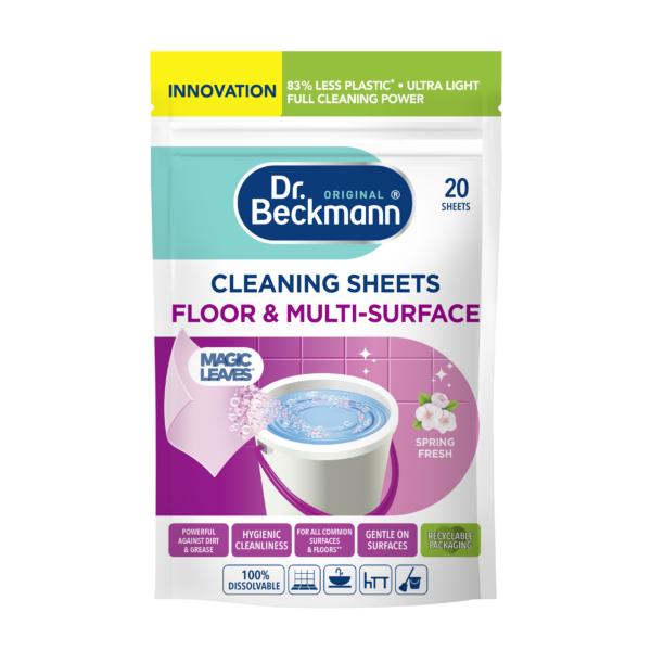 DR BECKMANN FLOOR & MULTI SURFACE CLEANING SHEETS SPRING FRESH 20 SHEETS. 1801 \\\KD31234