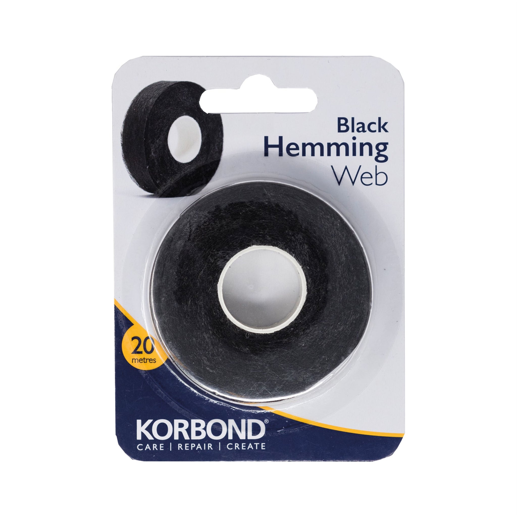 KORBOND HEMMING WEB 20M - BLACK. K110043 \\\KD31285