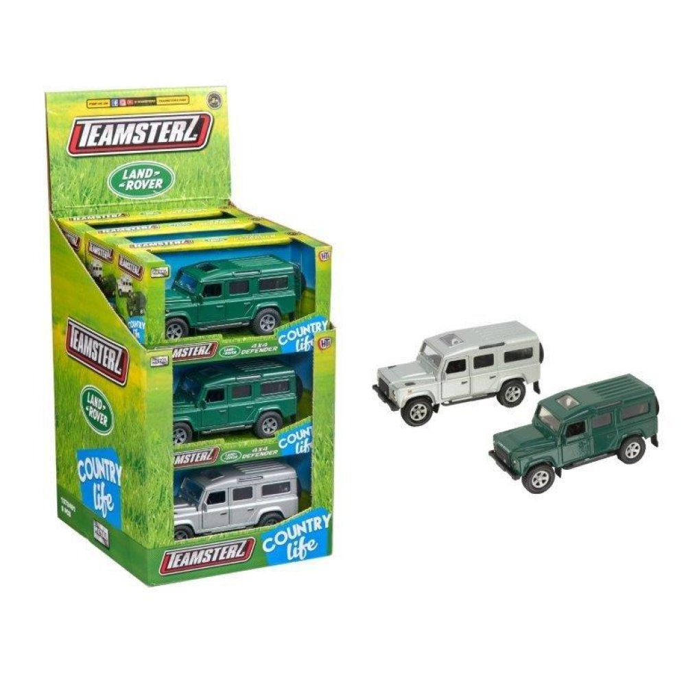 TEAMSTERZ ASSORTED DIE CAST LAND ROVER DEFENDER. 1372481 \\\KD31344