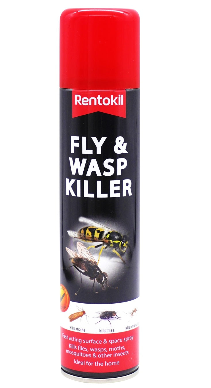 RENTOKIL FLY & WASP KILLER SPRAY 600 ML. FSF128 \\\KD31353