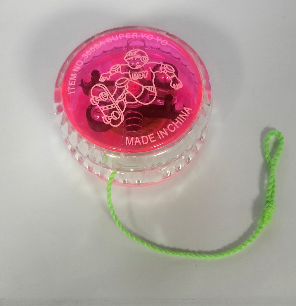 ASSORTED COLOUR LIGHT UP SPEED YOYO. JL1236 \\\KD31359