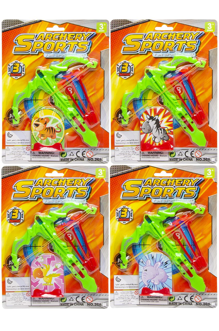 ARCHERY SPORTS ARROW SHOOTER TOY WITH 3 ARROW. LG4263 \\\KD31391