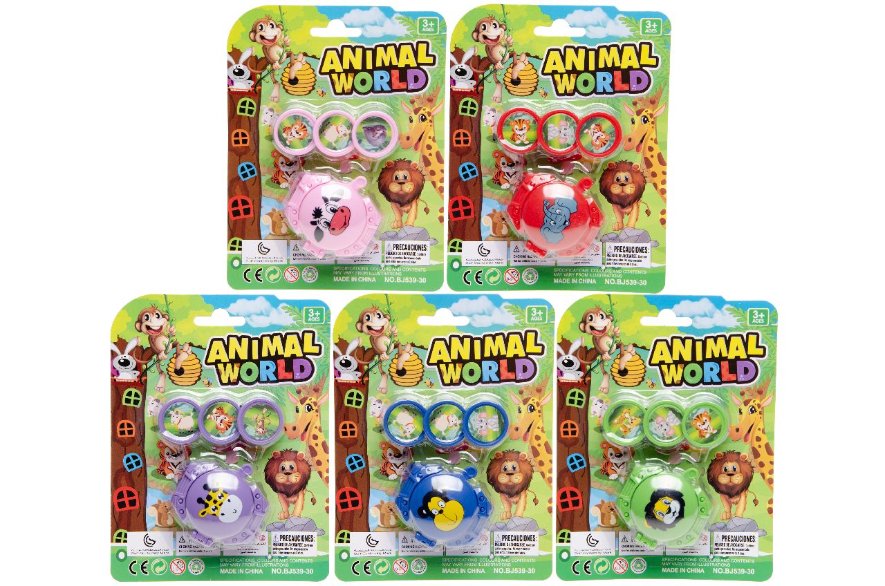 ANIMAL WORLD WILD ANIMALS DISC SHOOTER. LG4501 \\\KD31395