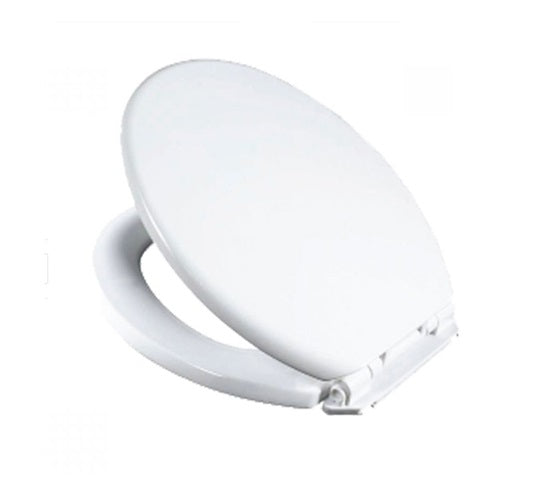 BAGNO WHITE PLASTIC TOILET SEAT 18". TSP01 \\\KD31399