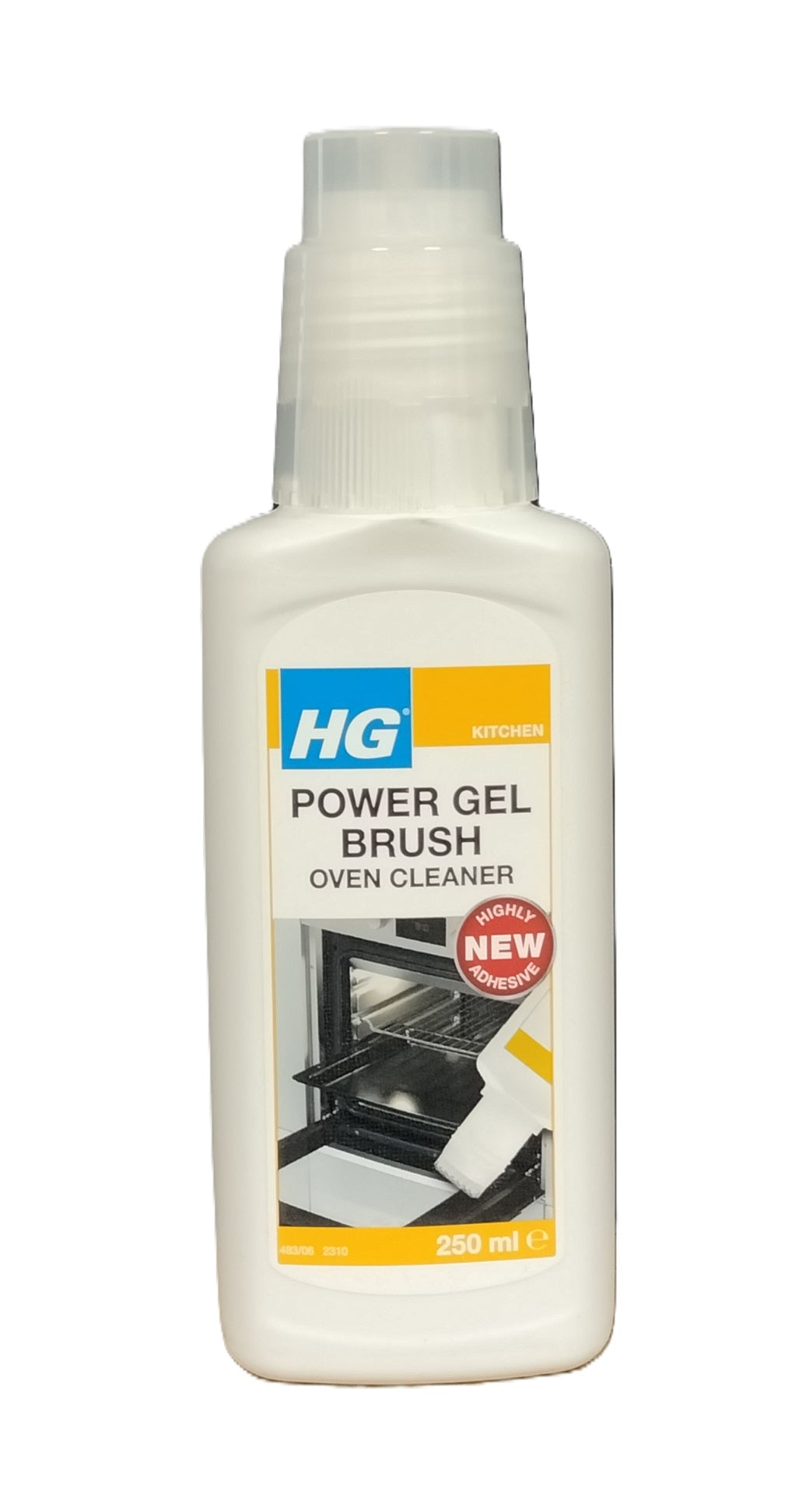 HG OVEN CLEANER POWER GEL BRUSH 250ML. 483025106 \\\KD31405