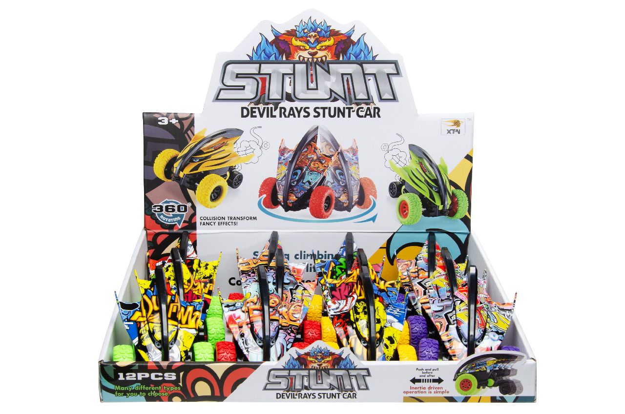 GRAFFITI STUNT CAR TOY 12CM. LG3246 \\\KD31411