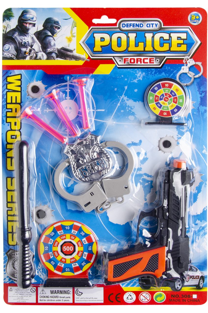 DEFEND CITY POLICE FORCE WEAPONS SET. LG2622 \\\KD31413