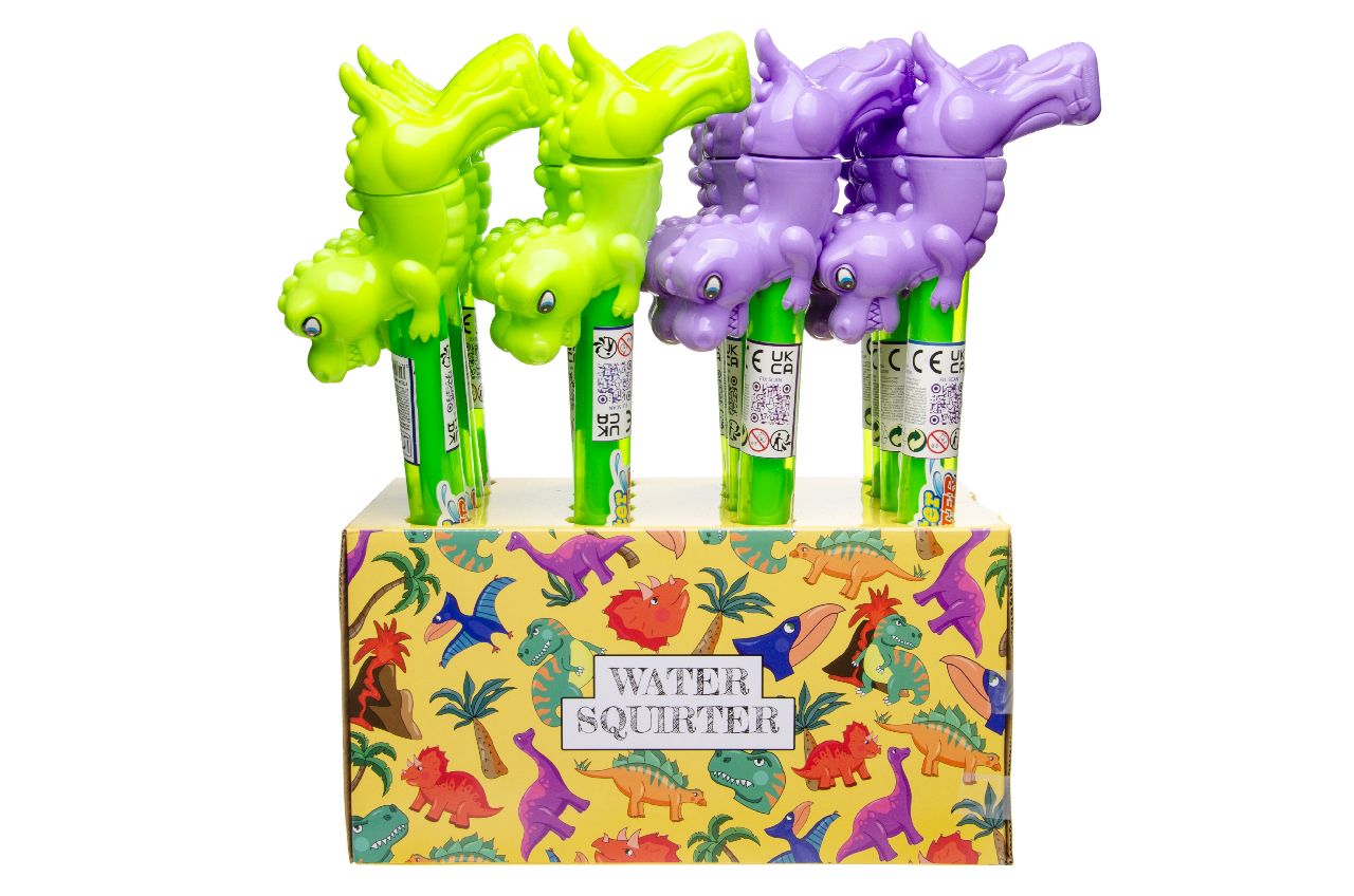 ASSORTED DINO WATER GUN 38CM. LG4213 \\\KD31417