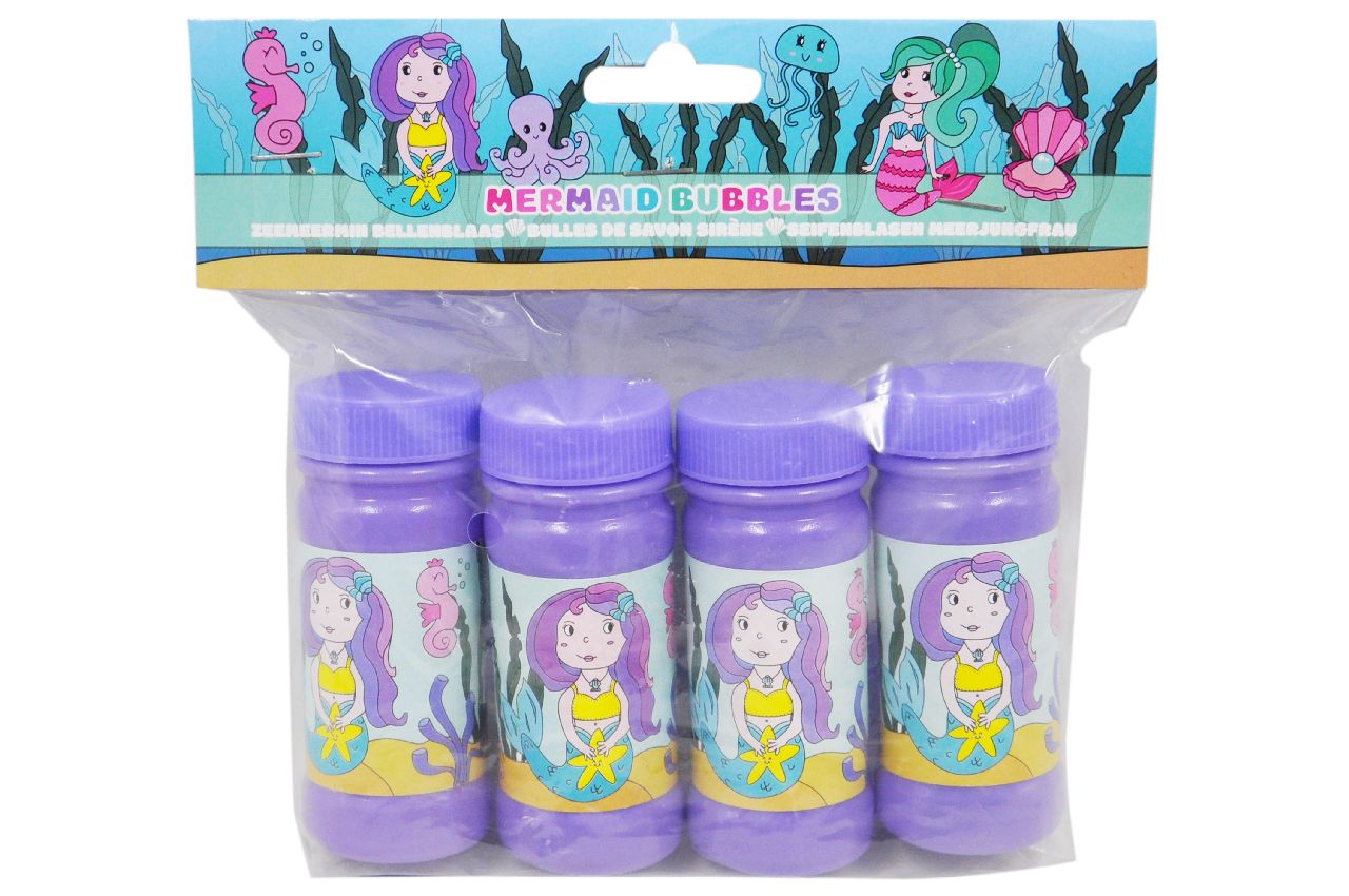 OCEAN MERMAID  BUBBLES TUBS 60ML 4/PK. LG4905 \\\KD31422