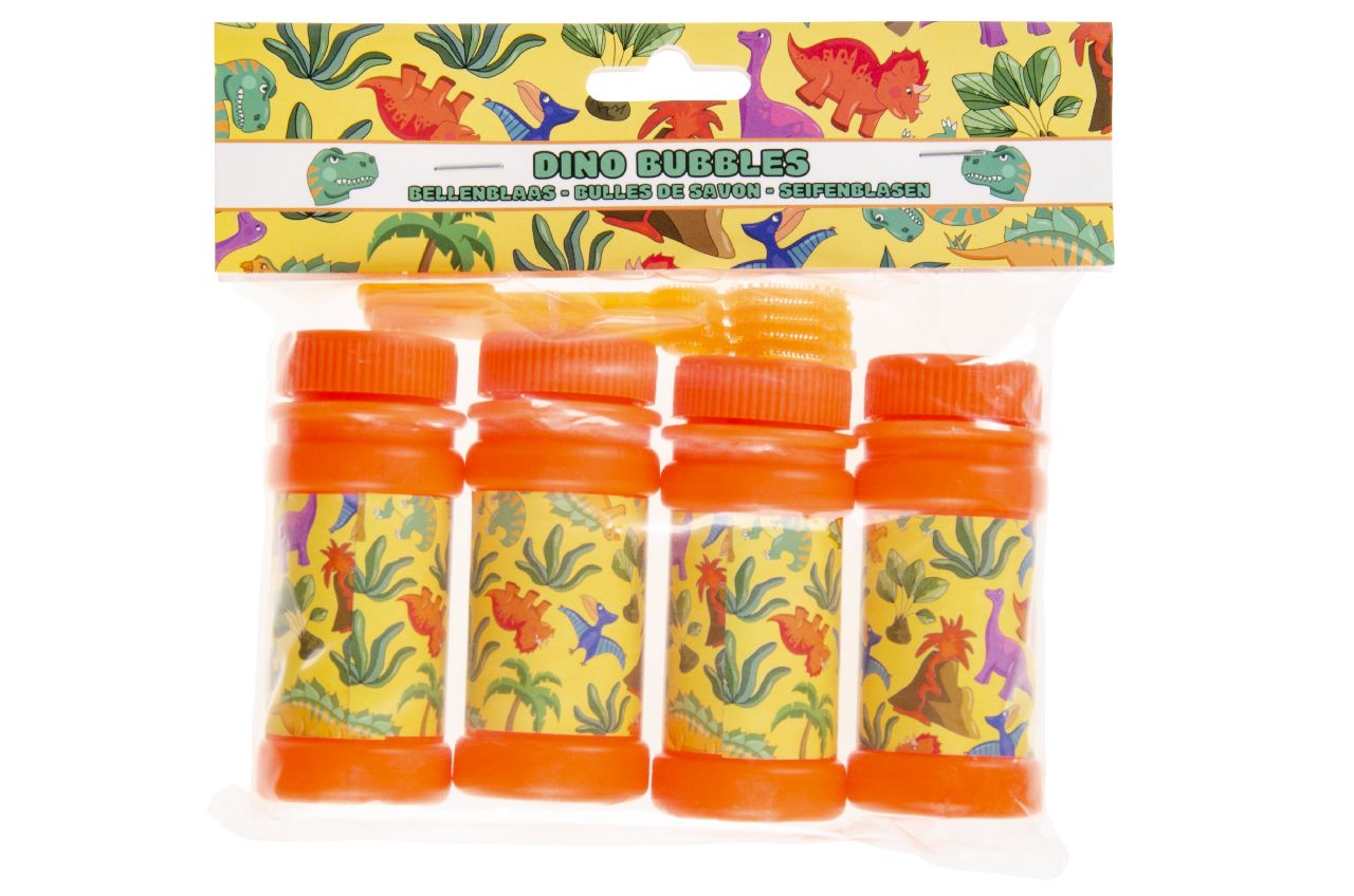 DINOSAUR BUBBLES TUBS 60ML 4/PK. LG4906 \\\KD31424