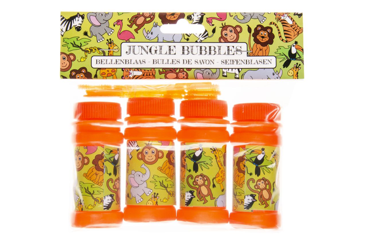 WILD ANIMALS BUBBLES TUBS 60ML 4/PK. LG4913 \\\KD31425