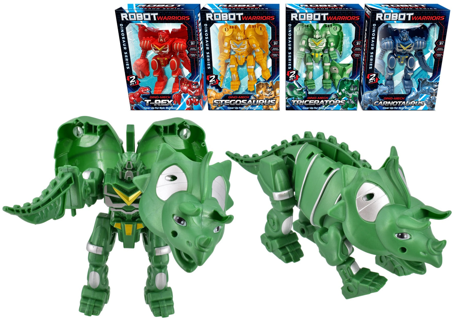 DINO-MECH T-REX ASSORTED COLOUR DINO ROBOT WORRIORS. TY0801 \\\KD31442