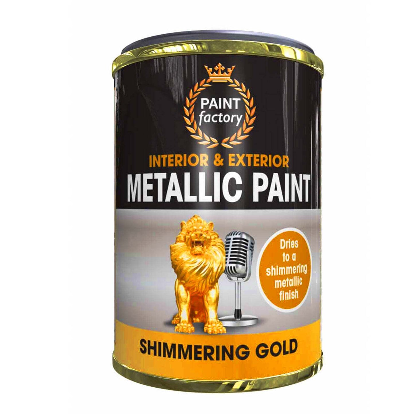 PAINT FACTORY METALLIC PAINT SHIMMERING GOLD PAINT 300ML. WDL2885 \\\KD31460