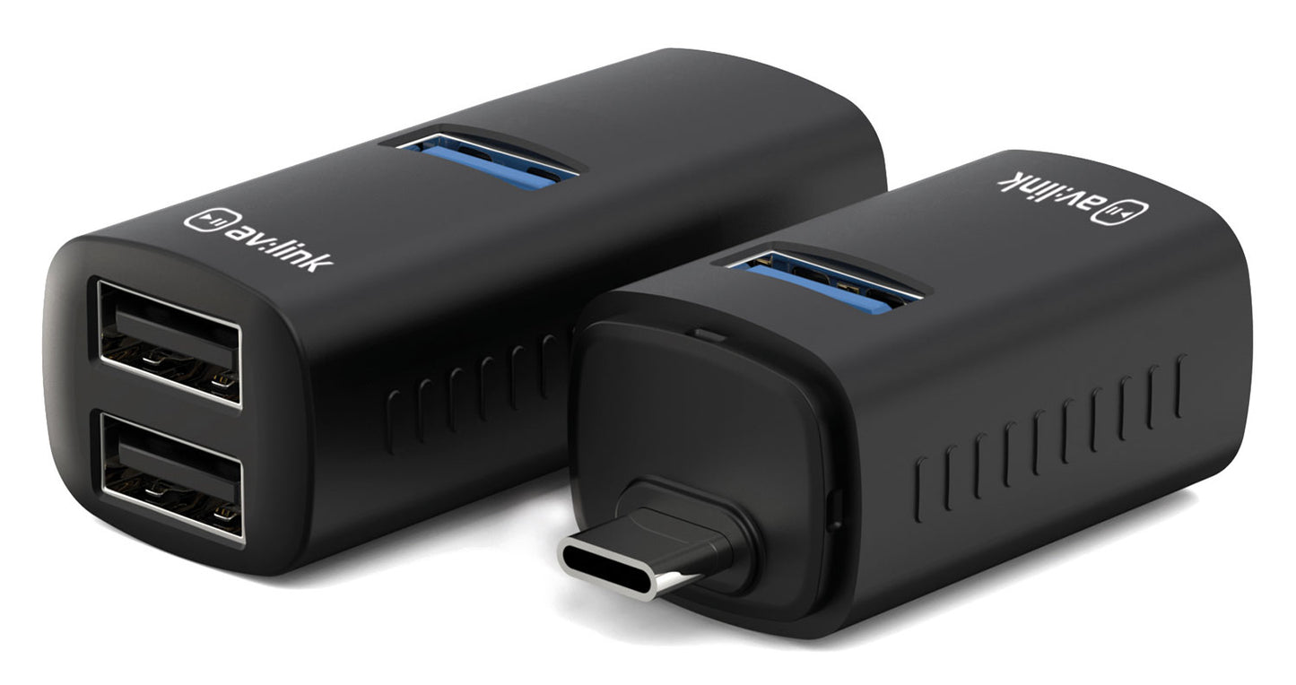 AV LINK 3 PORT MINI USB TYPE-C HUB. 500.103UK \\\KD31467